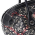 CHANEL Coco Travel Line Tote Bag Black White Red PVC Leather